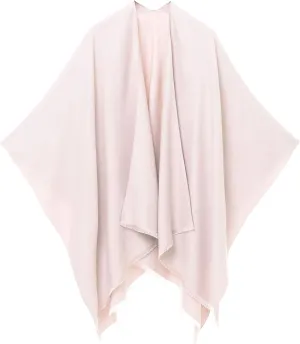 Blush Luxurious Knit Sweater Poncho Cardigan