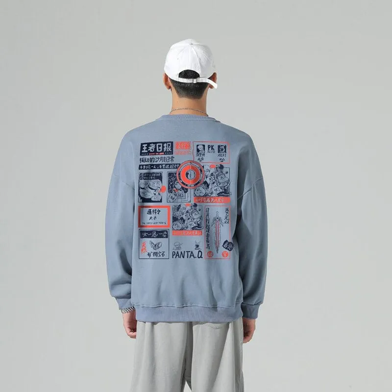 Casual Round Neck Men Hoodie