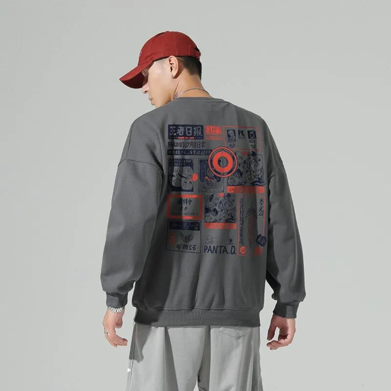 Casual Round Neck Men Hoodie