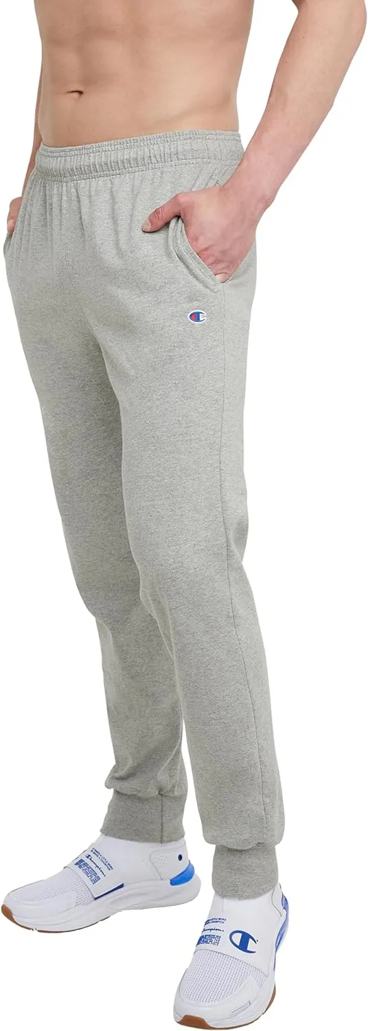 Champion Men's Joggers, Lightweight Lounge Pants, Jersey Graphic Pants for Men, 31"
