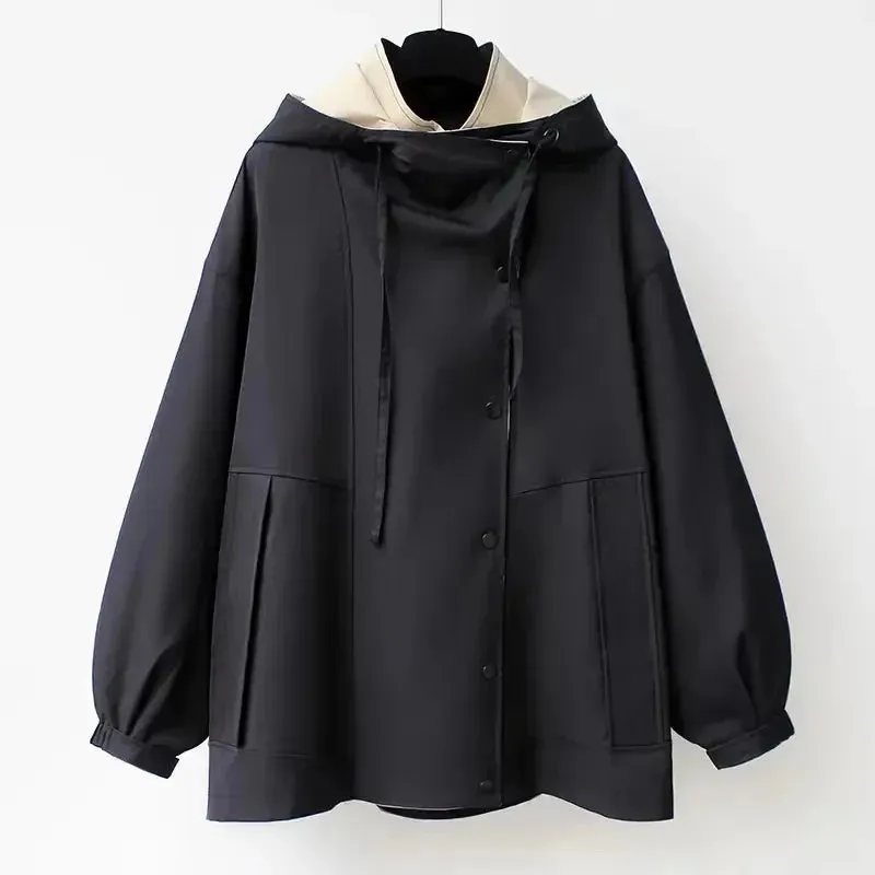 DOROTHY | Oversized Lapel Wind Trench Coat