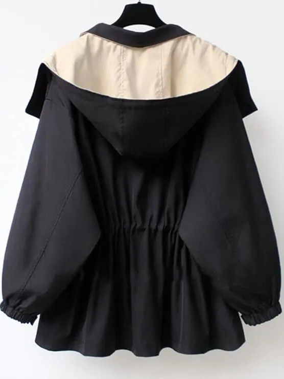 DOROTHY | Oversized Lapel Wind Trench Coat