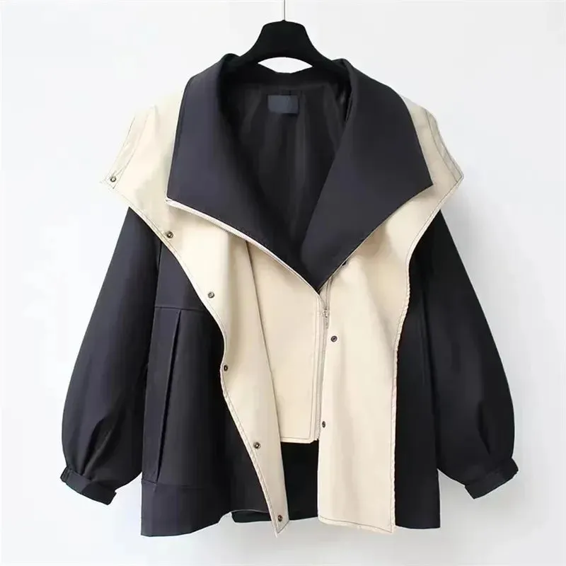 DOROTHY | Oversized Lapel Wind Trench Coat