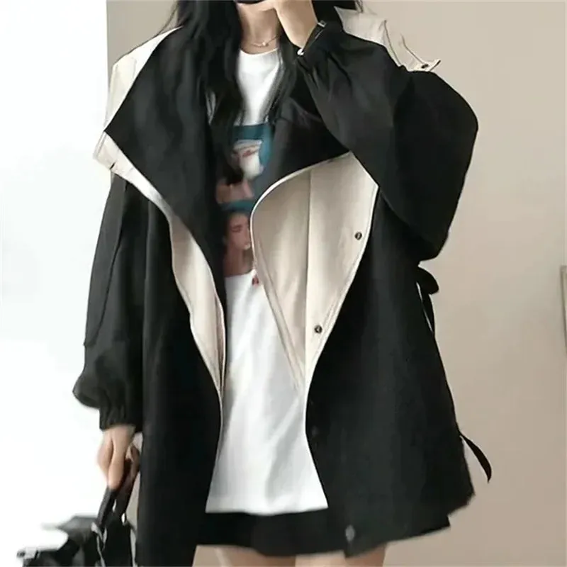DOROTHY | Oversized Lapel Wind Trench Coat