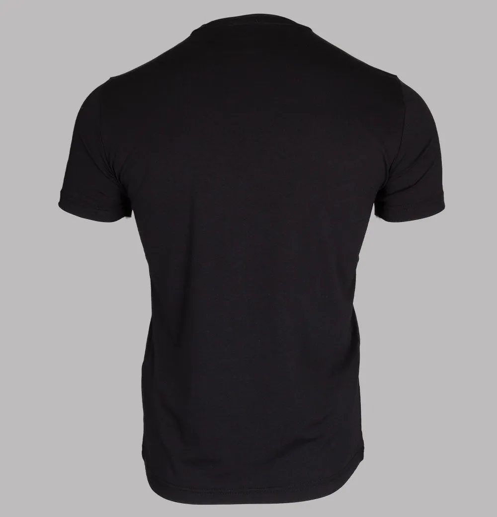 EA7 Bold Raised Logo T-Shirt Black