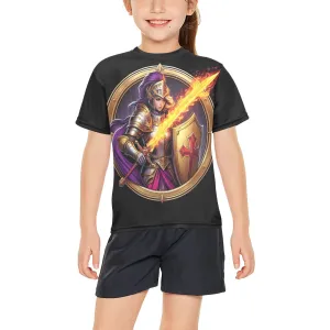 Girl's Bold Templar Knight T-Shirt
