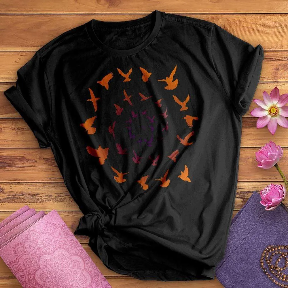 Spiral Birds Tee
