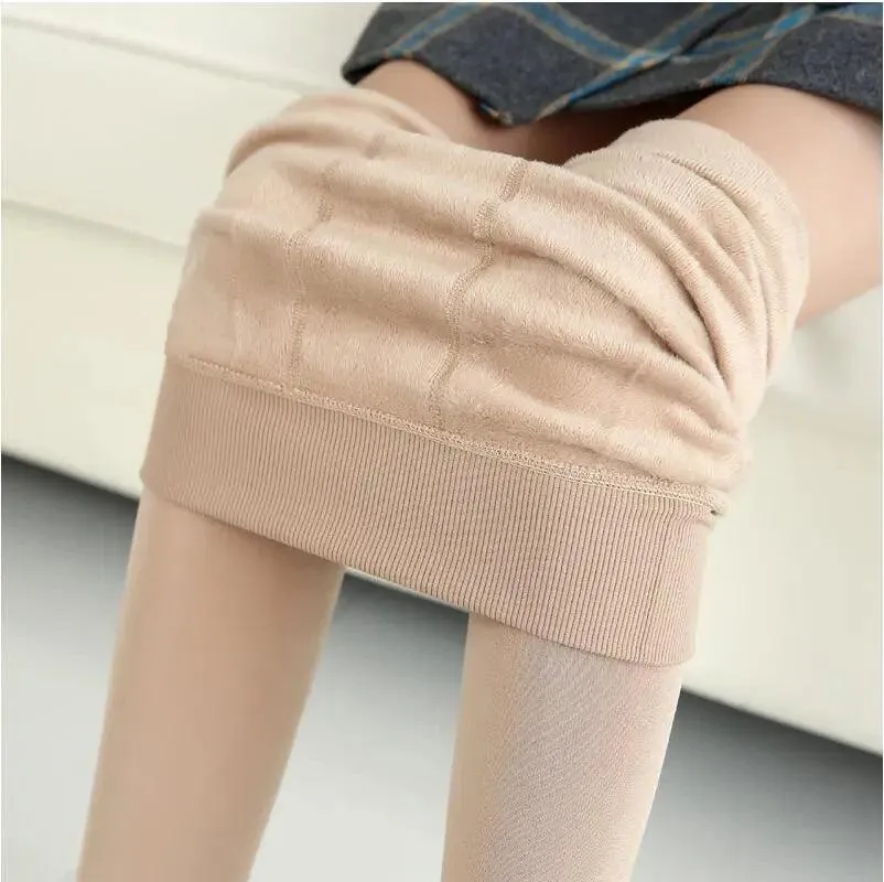 Warm Velvet Leggings for Winter – Body Shaping and Insulating Legwear