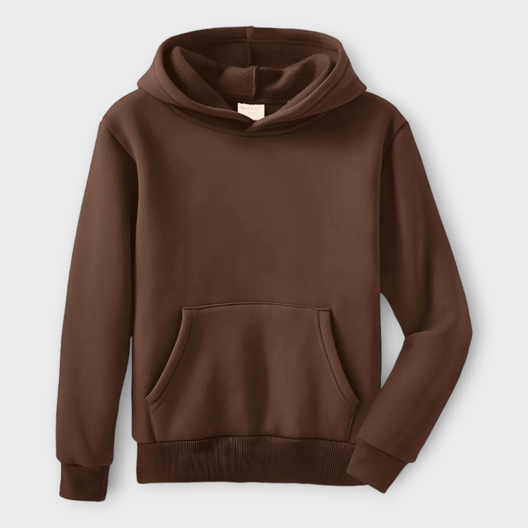 Winter Dark Brown Hoodie For Men's