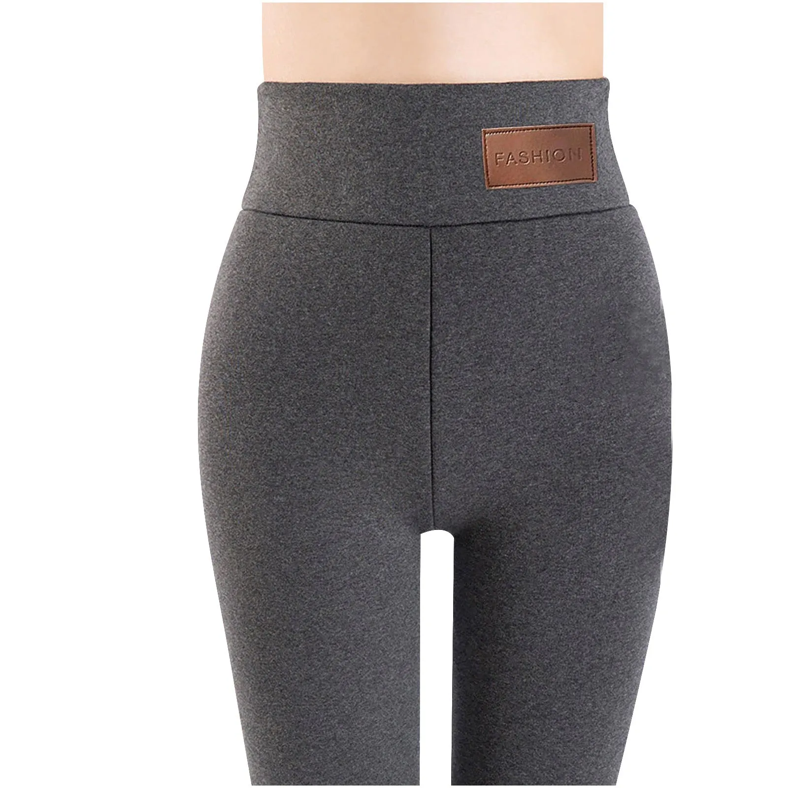 Women's High Waist Thick Velvet Winter Leggings, Warm Compression Pants, S-5XL